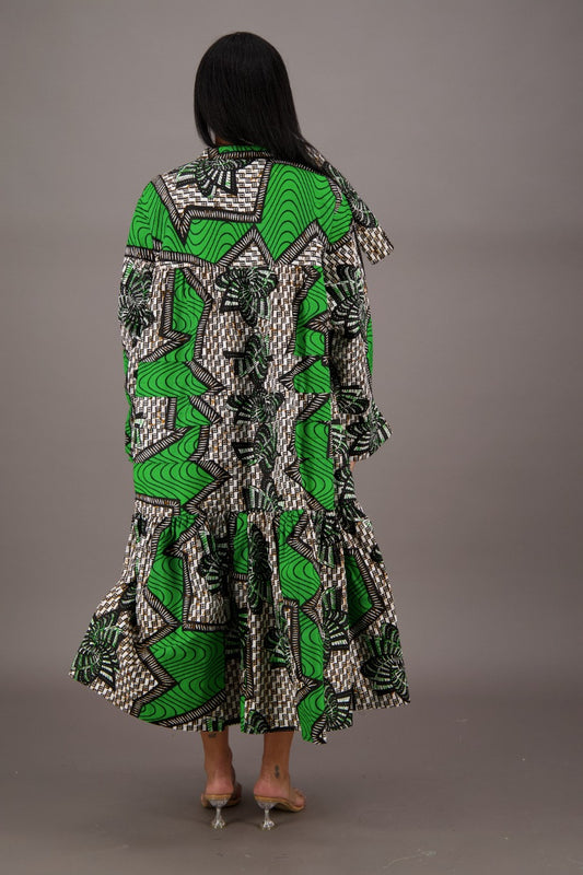 African Print Dress 255
