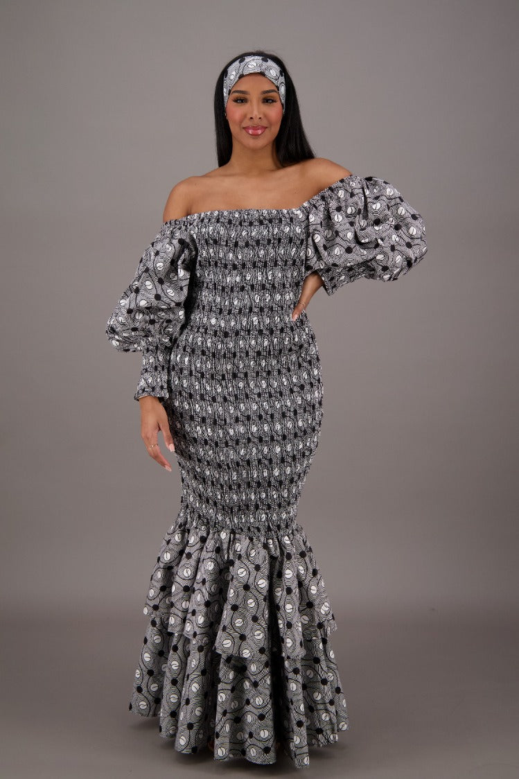 African Mermaid Dress