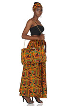 Load image into Gallery viewer, Chic and casual maxi skirt  with matching handbag
