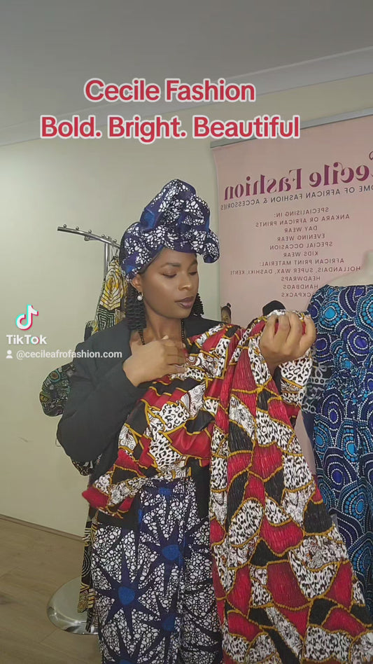 Mermaid Dress with Headwrap