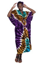 Load image into Gallery viewer, Tie and dye kaftan dress
