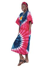 Load image into Gallery viewer, Tie and dye kaftan dress
