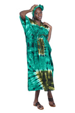 Load image into Gallery viewer, Tie and dye kaftan dress
