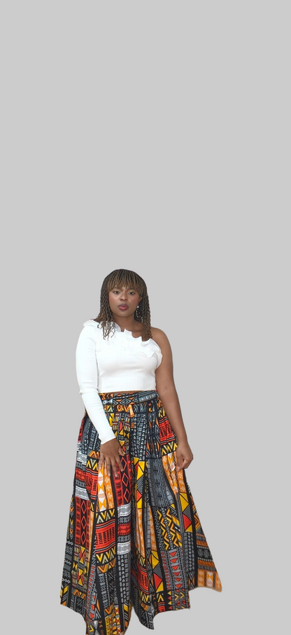 African Print Palazzo Pants