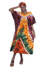 Load image into Gallery viewer, Tie and dye kaftan dress
