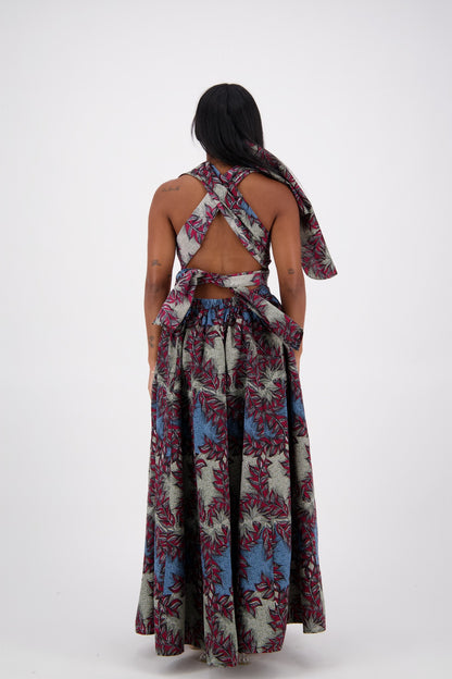 Poly Silk Infinity Dress