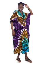 Load image into Gallery viewer, Tie and dye kaftan dress
