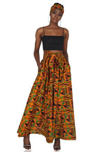 Load image into Gallery viewer, Chic and casual maxi skirt  with matching handbag
