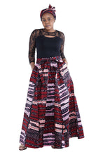 Load image into Gallery viewer, Maxi Skirt with a matching handbag
