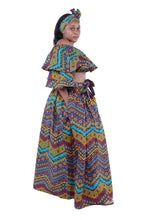 Load image into Gallery viewer, African Crop Top and Slit Skirt Set
