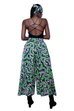 Load image into Gallery viewer, Wide Leg palazzo pant and Headwrap Set -
