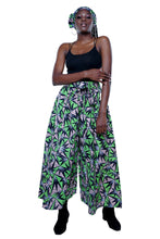 Load image into Gallery viewer, Wide Leg palazzo pant and Headwrap Set -
