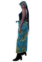 Load image into Gallery viewer, Wide Leg palazzo pant and Headwrap Set -
