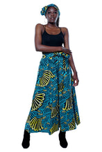 Load image into Gallery viewer, Wide Leg palazzo pant and Headwrap Set -
