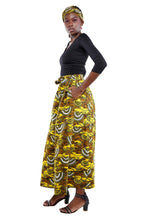 Load image into Gallery viewer, Wide Leg palazzo pant and Headwrap Set -
