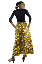 Load image into Gallery viewer, Wide Leg palazzo pant and Headwrap Set -
