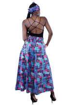 Load image into Gallery viewer, Wide Leg palazzo pant and Headwrap Set -
