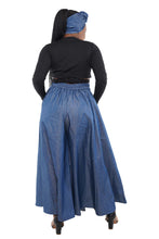 Load image into Gallery viewer, Wide Leg palazzo pant and Headwrap Set -
